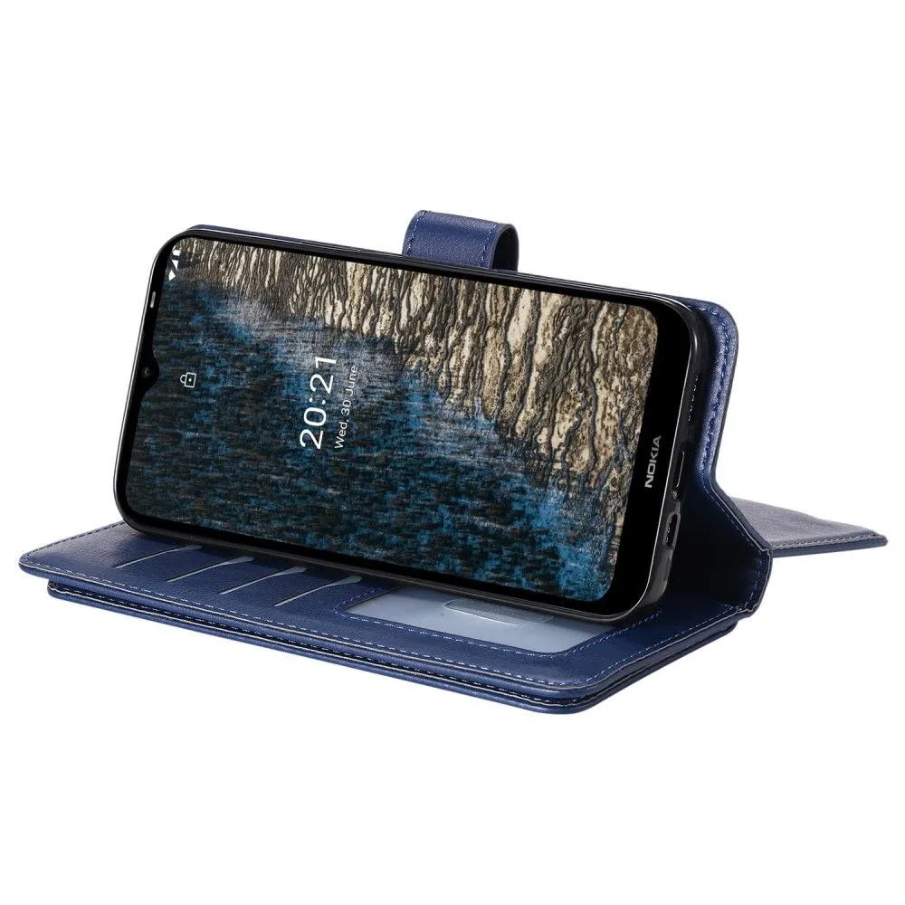 10-slot wallet case for Nokia C10 / C20 - Dark Blue