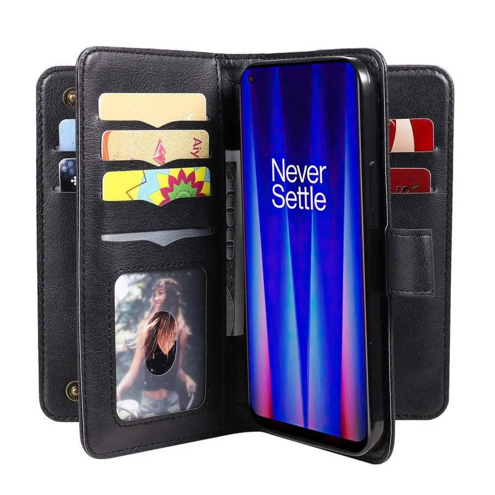 10-slot wallet case for OnePlus Nord CE 2 5G - Black