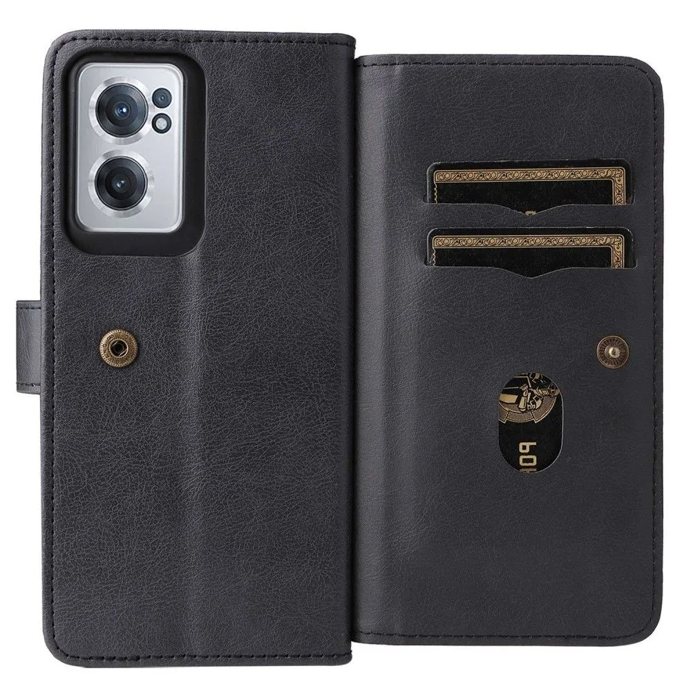 10-slot wallet case for OnePlus Nord CE 2 5G - Black