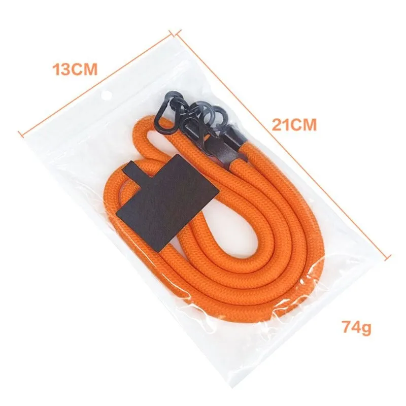 10MM Universal Crossbody Phone Lanyards With Patch