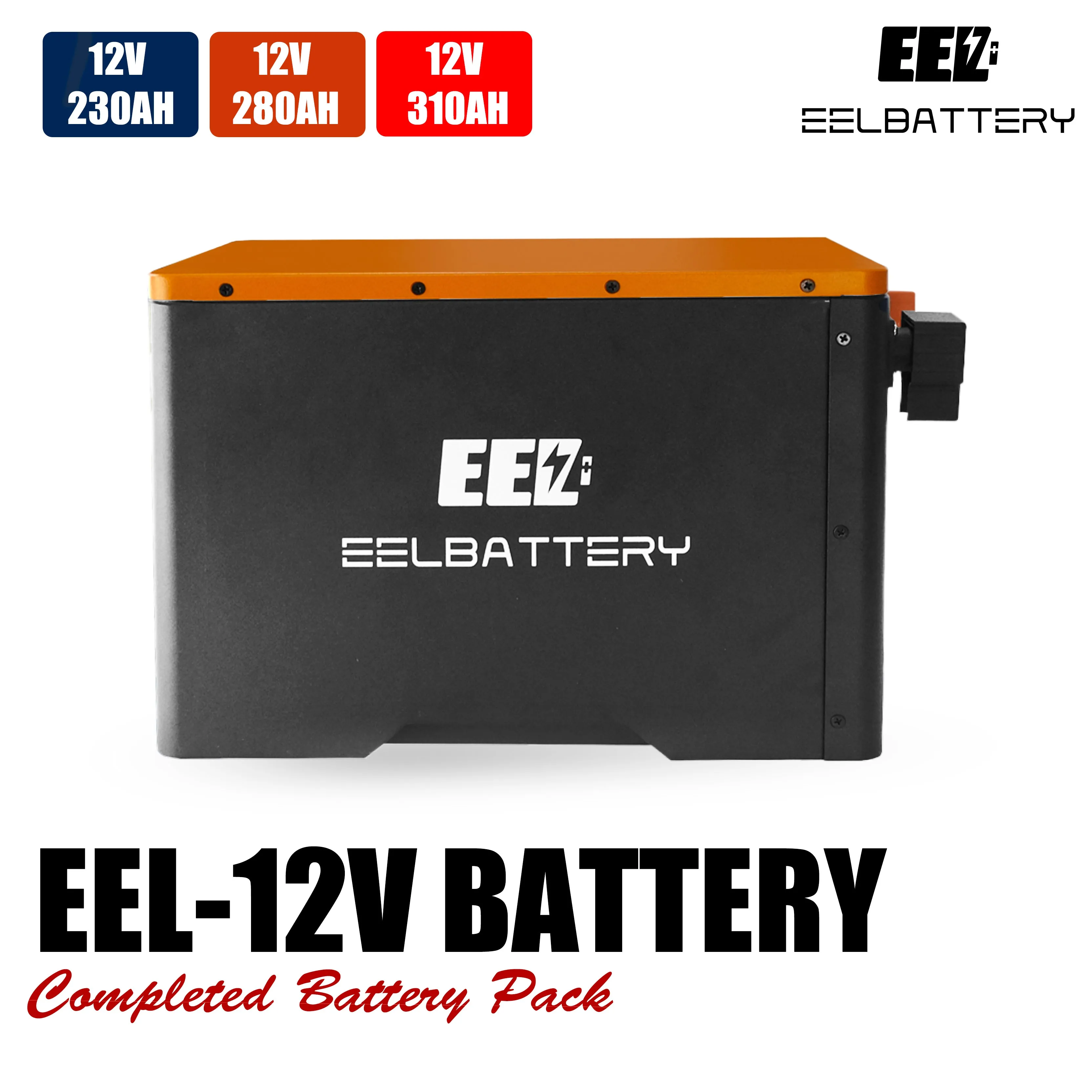 12V LiFePO4 Preassemble Battery V2 Pack with JK Bluetooth BMS Active Balance,for RV,EV,Off-Grid