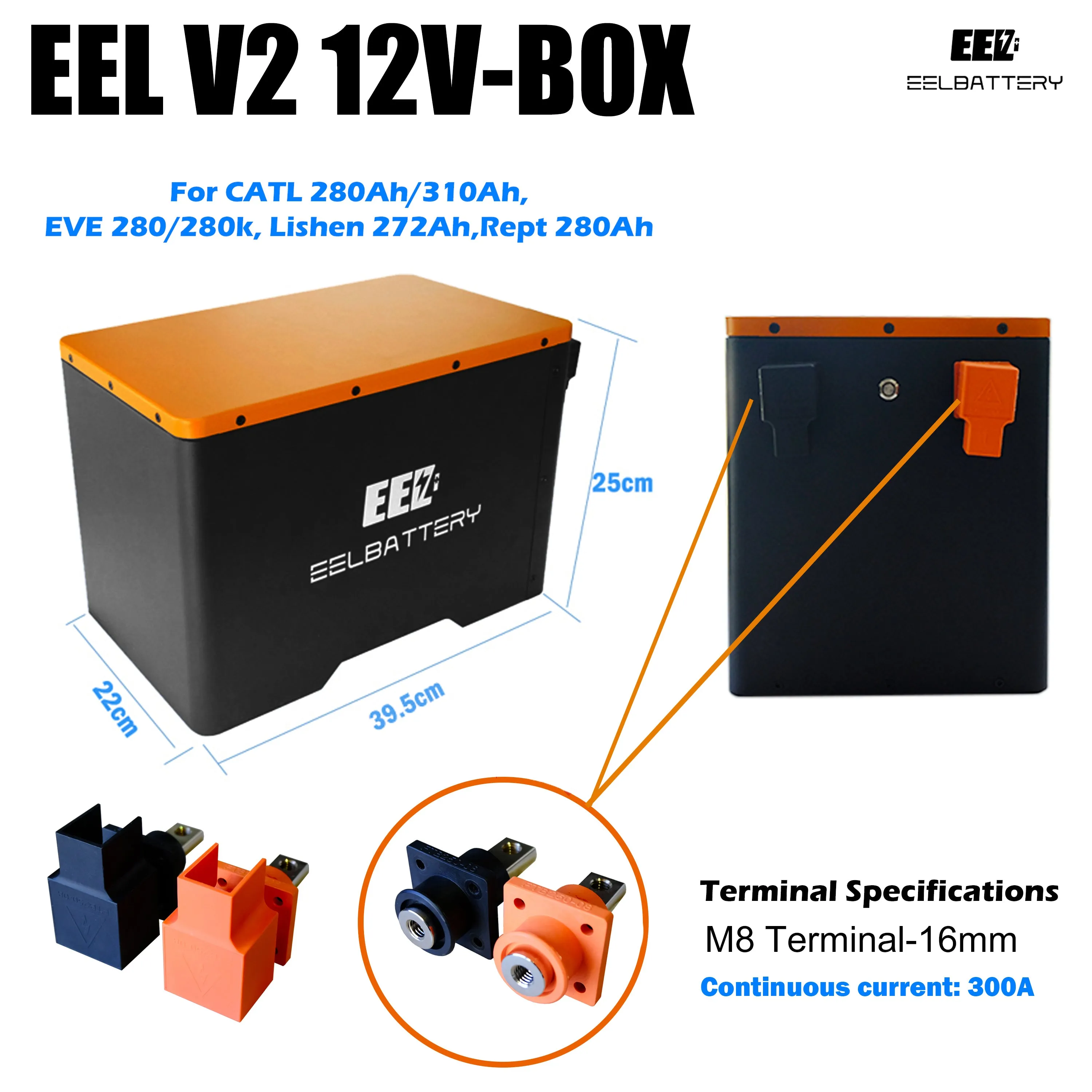 12V LiFePO4 Preassemble Battery V2 Pack with JK Bluetooth BMS Active Balance,for RV,EV,Off-Grid