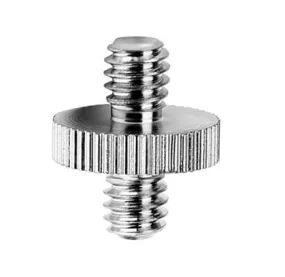 1/4"-20 Male to 1/4"-20 Male Threaded Tripod Screw Adapter