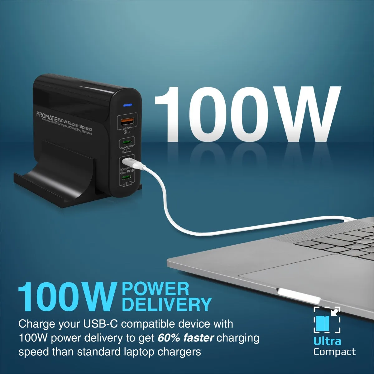 150W Super Speed Compact Charging Station