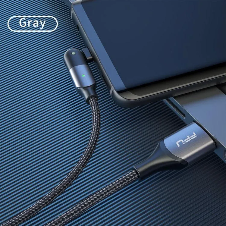 180-Degree Rotating USB-C Charging Cable with 3A Fast Charge and Data Transfer