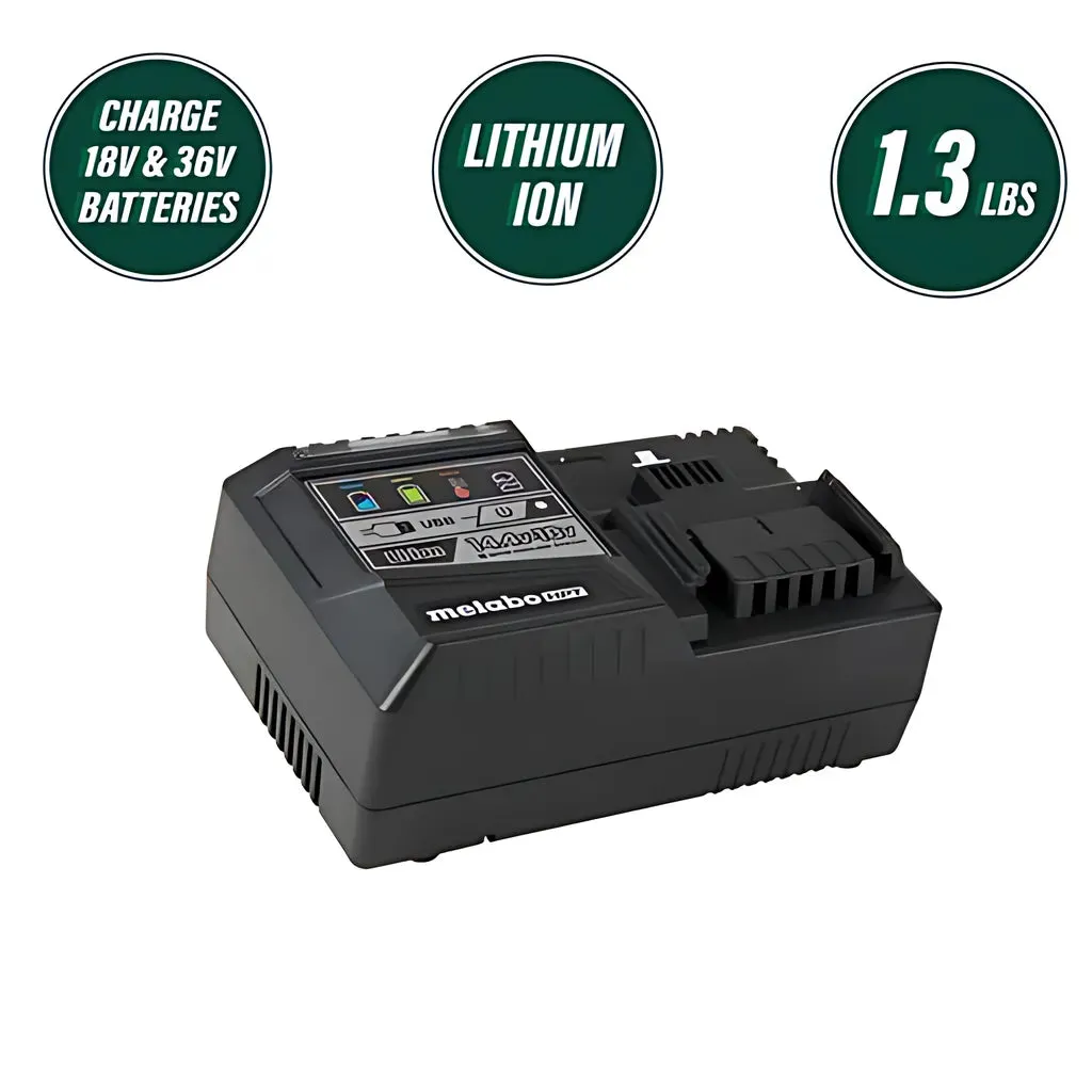 18V/36V Rapid Charger with USB Port