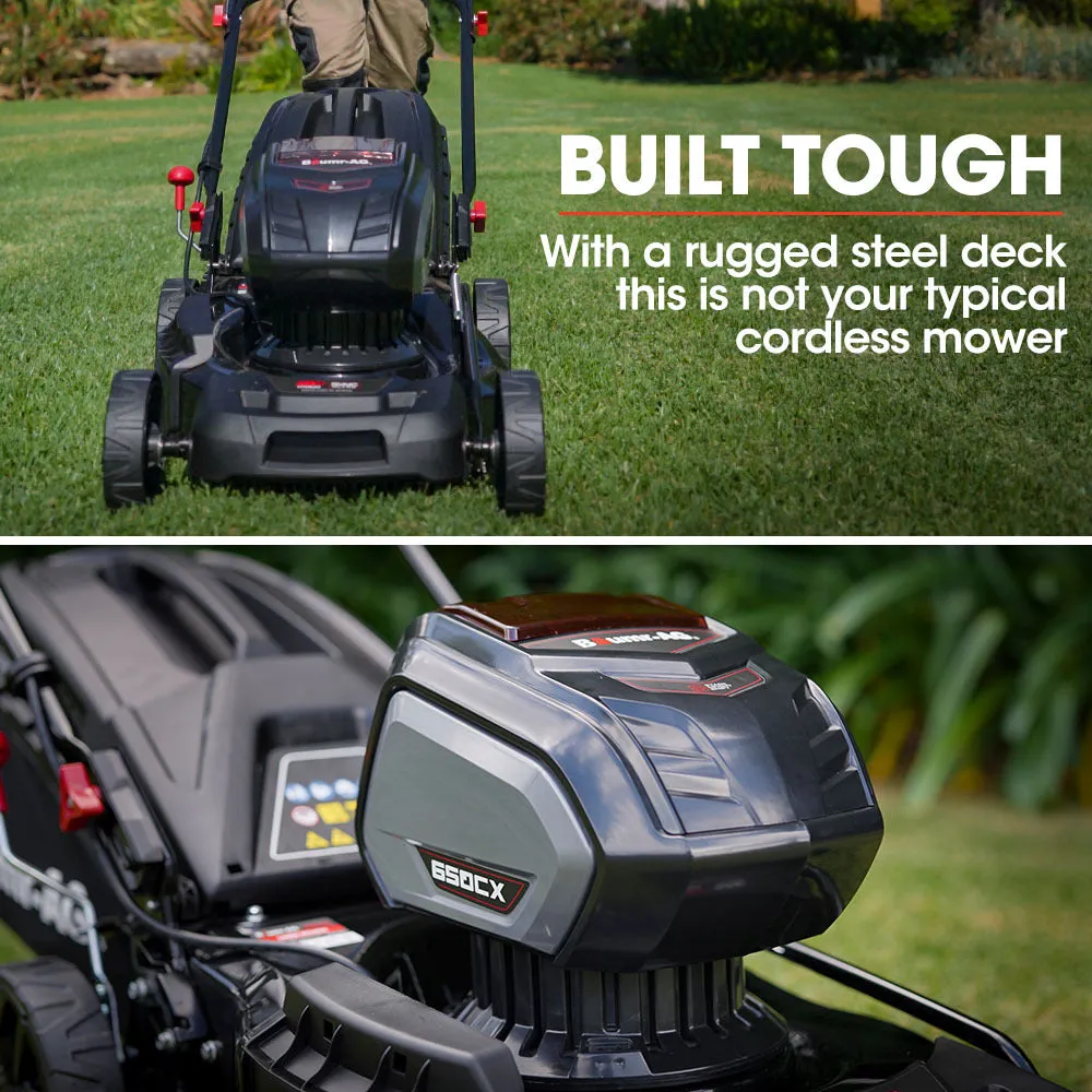 19" Brushless Cordless Lawn Mower 40V Steel Deck Baumr-AG