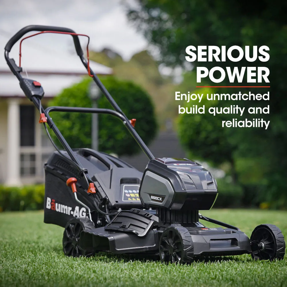 19" Brushless Cordless Lawn Mower 40V Steel Deck Baumr-AG