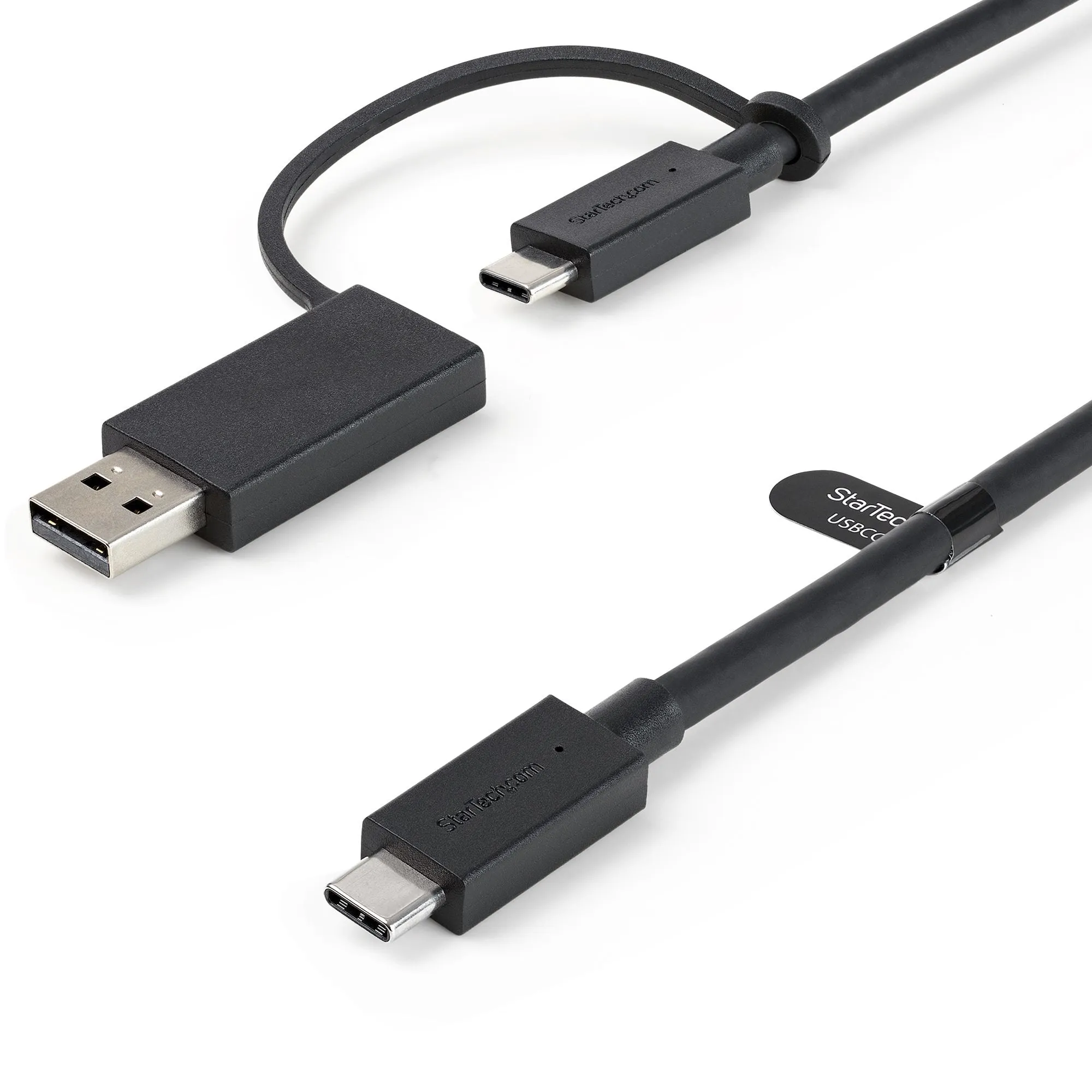 1M Usb C Cable W/ Usb A Dongle