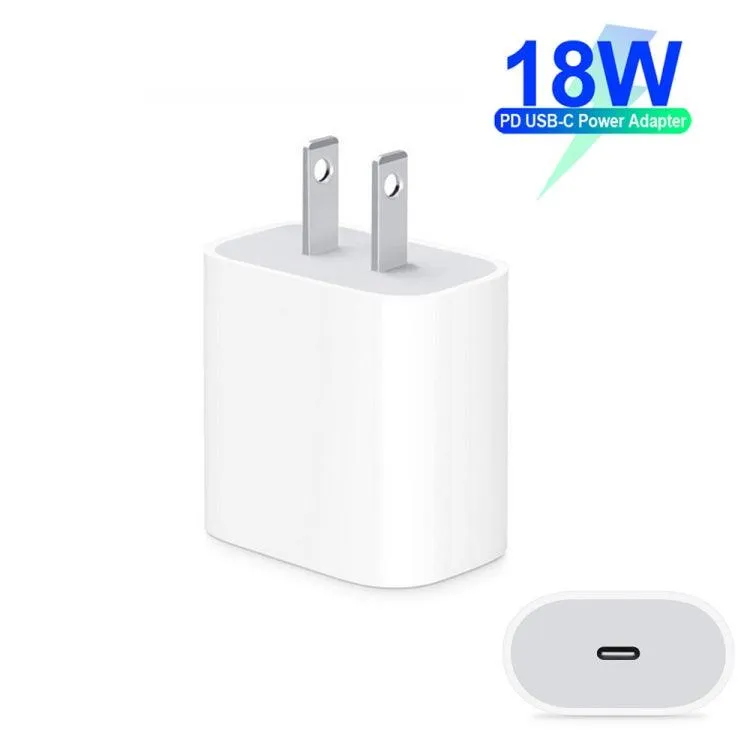 2-in-1 USB-C Travel Charger with 3A PD Fast Charge Cable Set (2m)