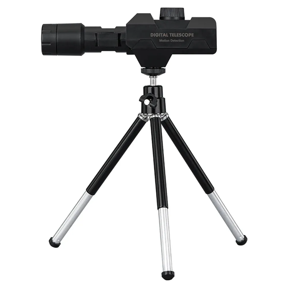 2 Million Pixel Telescope 70X Electronic Monocular Large Aperture Objective Lens Telescope Photos Videos with Rotating Tripod