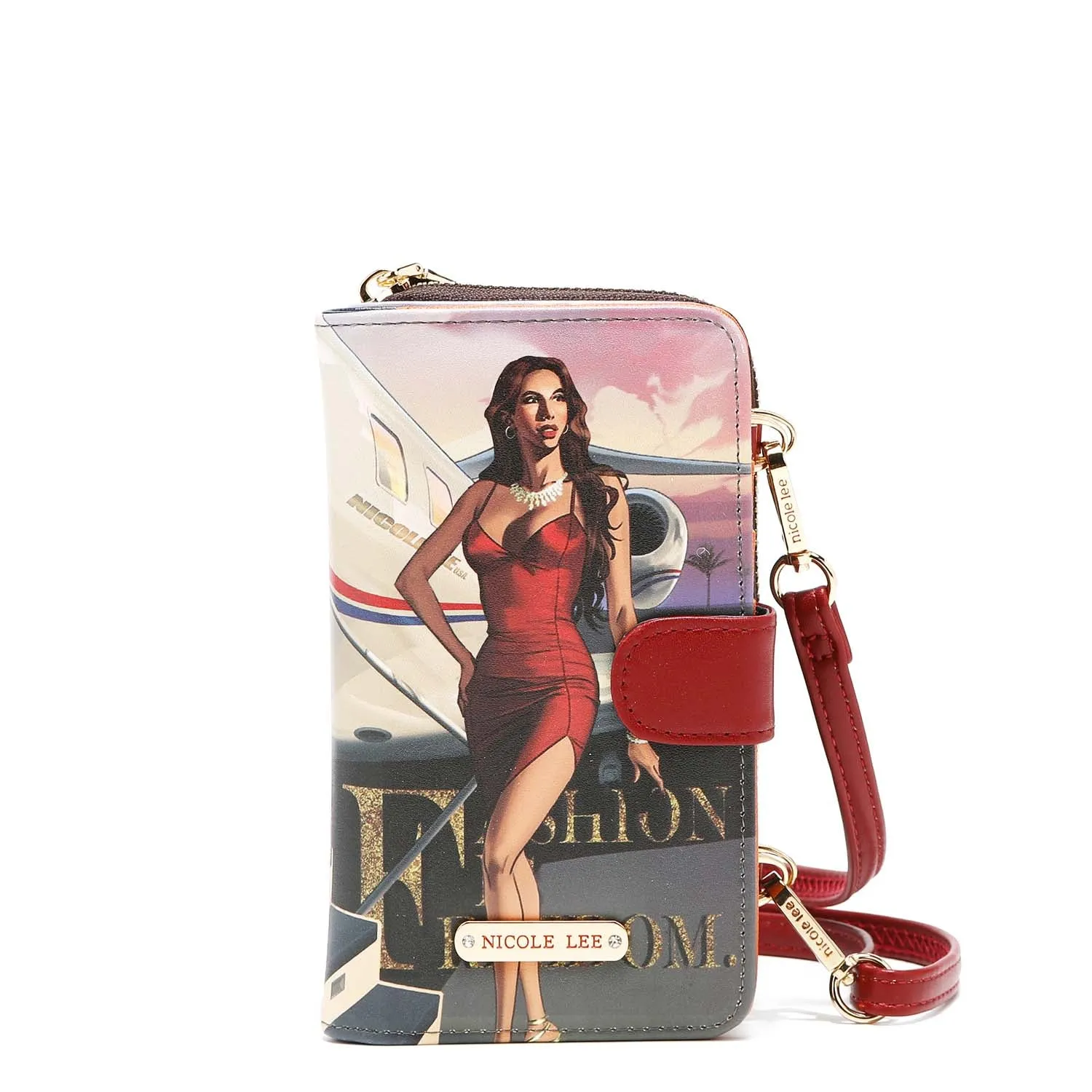 2 PIECE PHONE CASE CROSSBODY WALLET