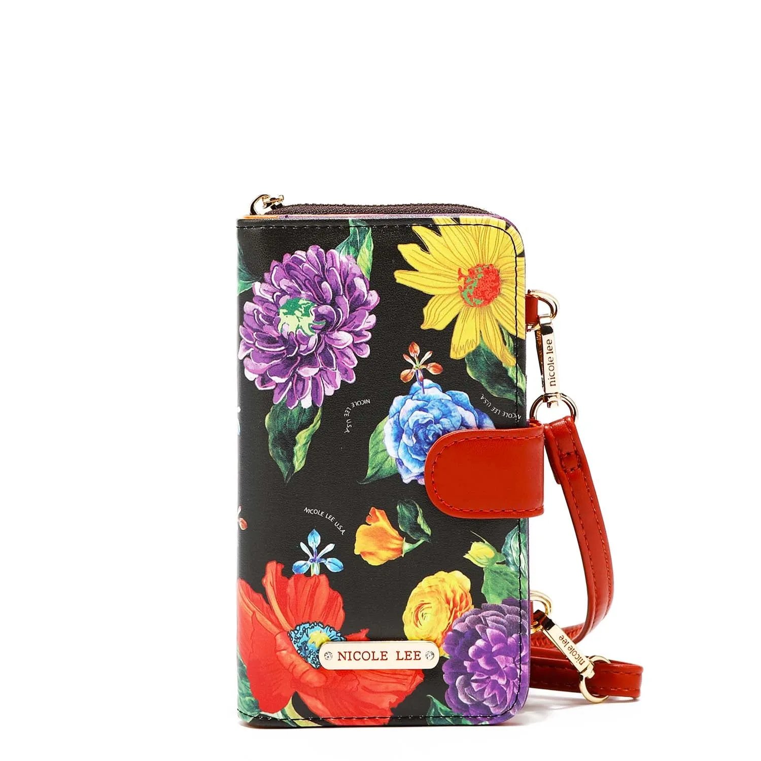 2 PIECE PHONE CASE CROSSBODY WALLET