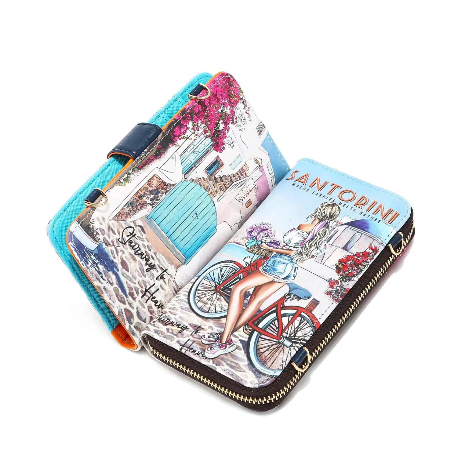 2 PIECE PHONE CASE CROSSBODY WALLET