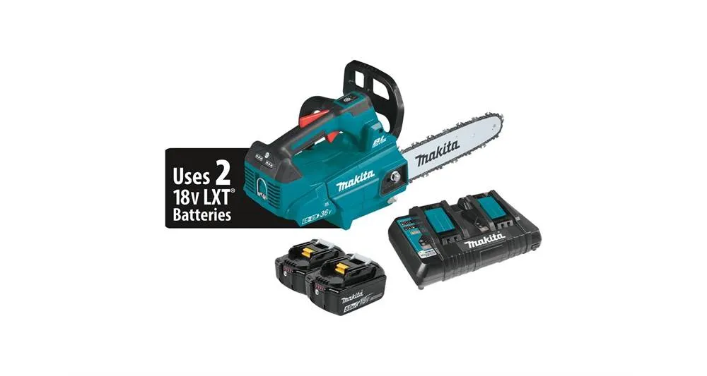 2020 Makita 18V X2 (36V) LXT® Brushless 14" Top Handle Chain Saw Kit (XCU08PT)