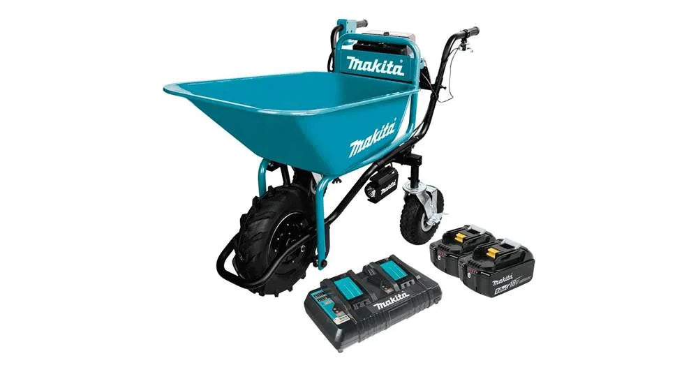 2020 Makita 18V X2 LXT® Brushless Power-Assisted Wheelbarrow Kit (XUC01PTX1)