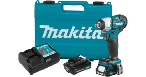 2021 Makita 12V max CXT® Lithium-Ion Brushless Cordless 3/8" Sq. Drive Impact Wrench Kit (2.0Ah) (WT05R1)