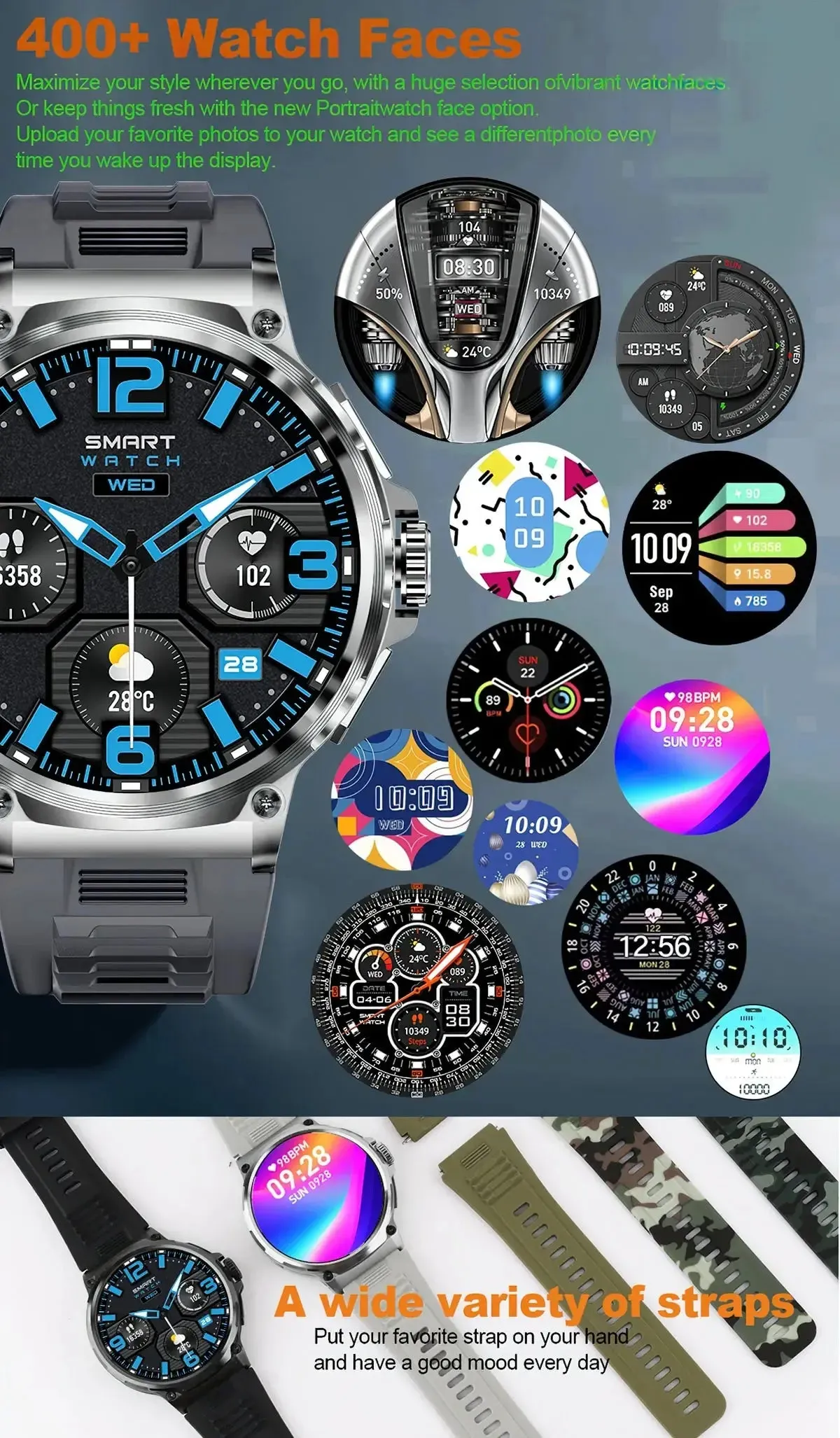 2024 Smart Watch for Huawei & Xiaomi