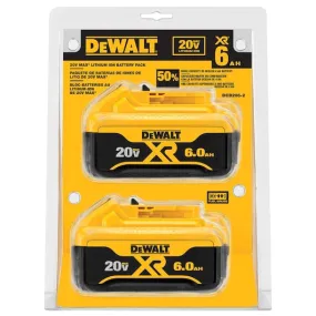 20V MAX XR 6Ah Battery - 2 PACK