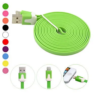 2M Dock 8-Pin USB Charging Cable for iPhone 6/iPhone 6 Plus/iPhone 5/5S/5C