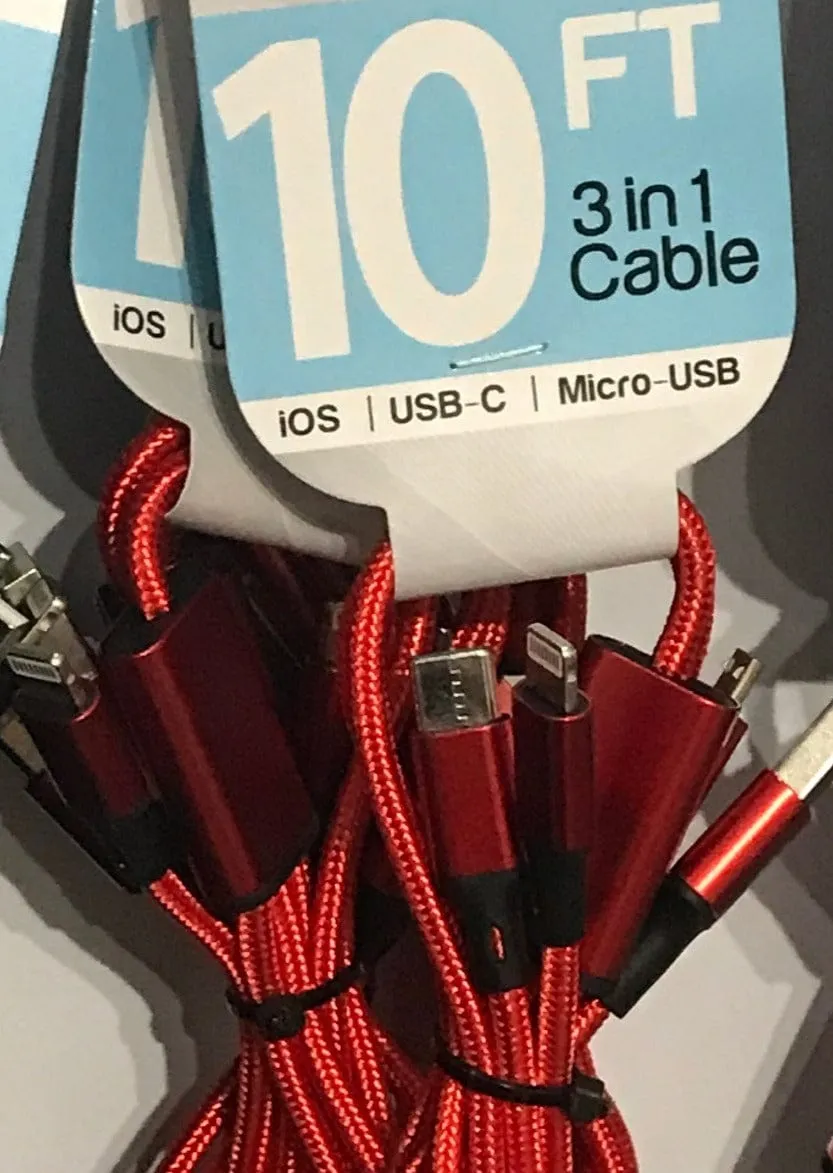 3-in-1 Cable and Charger