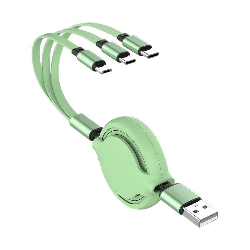 3 in 1 Retractable USB Cable