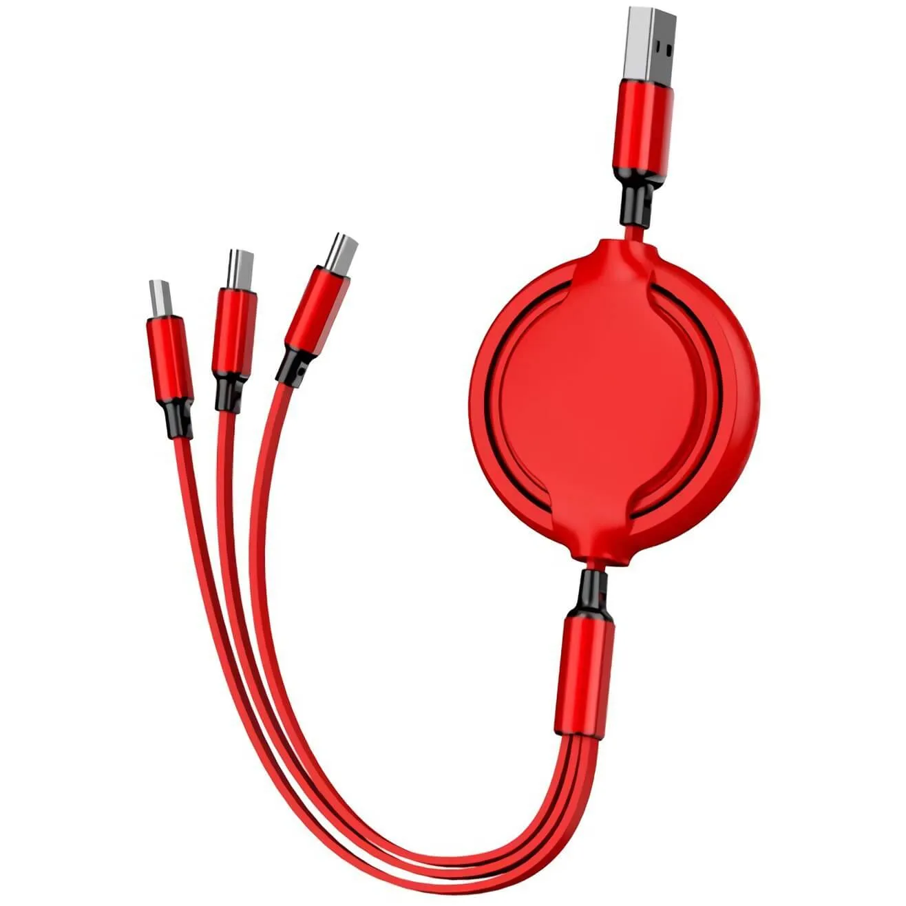 3 in 1 Retractable USB Cable