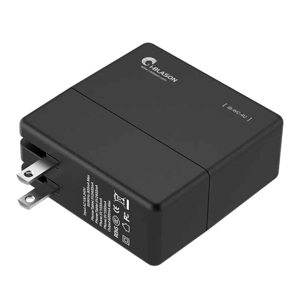 4 Port USB Wall Charger