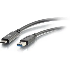 6Ft Usb 3.0 Usb-C To Usb-A Cable M/M - Black