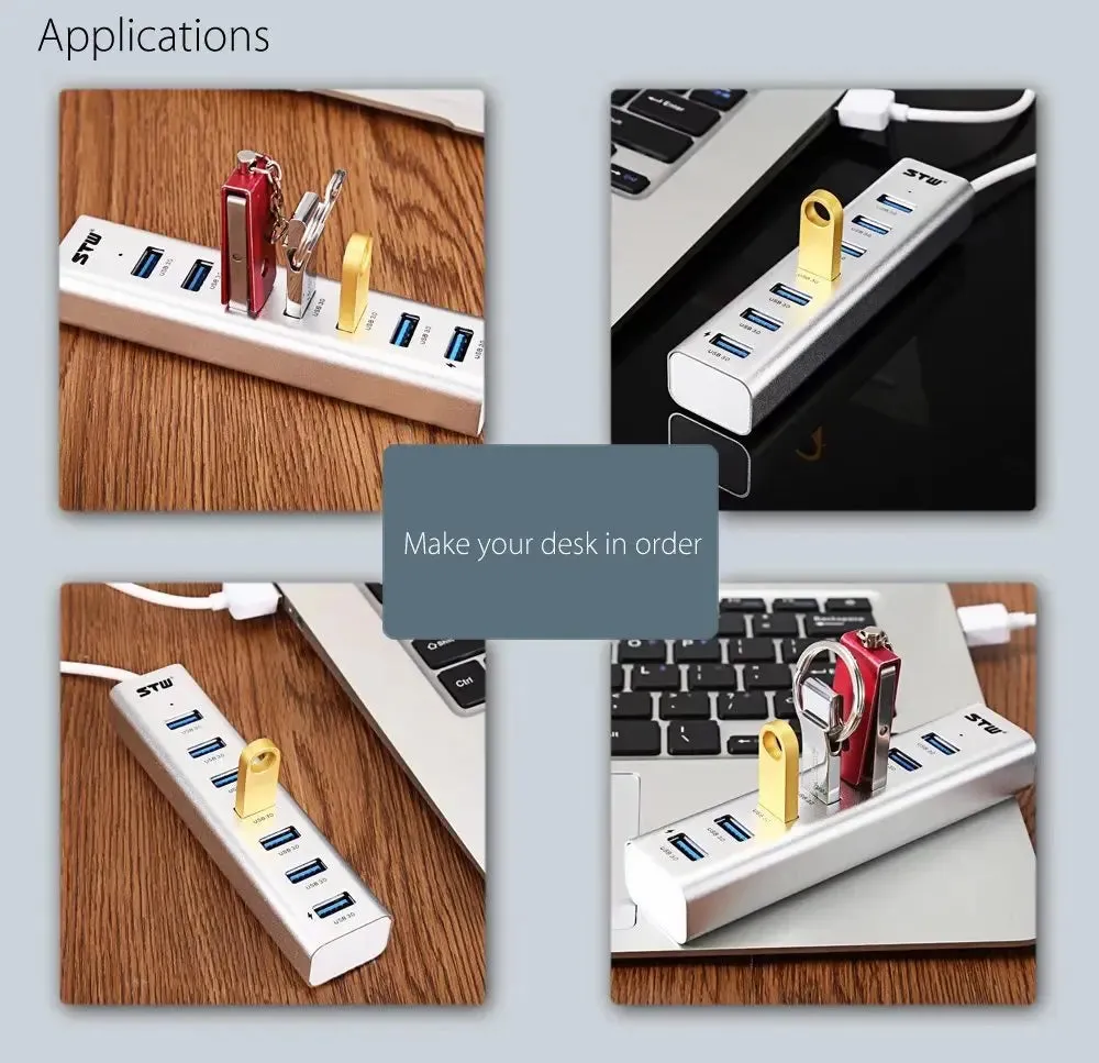 7-Port USB3.0 HUB-7-Port USB Hub