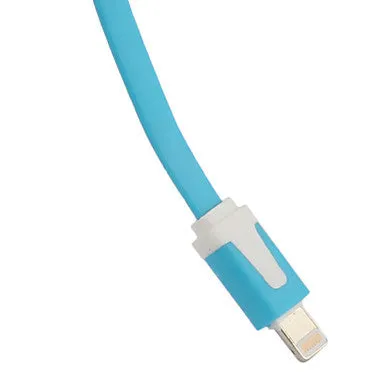 8 Pin Colorful Charge and Data Flat Cable for iPhone 6 iPhone 6 Plus iPhone 5, iPad Mini,iPad4,iPod(200cm-Length)