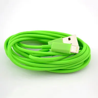 8Pin Colorful Charge and Data Cable for iPhone 6 iPhone 6 Plus iPhone 5,iPadMini,iPad4,iPod(200cm-Length)