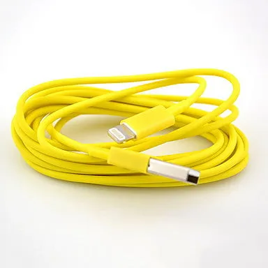 8Pin Colorful Charge and Data Cable for iPhone 6 iPhone 6 Plus iPhone 5,iPadMini,iPad4,iPod(200cm-Length)