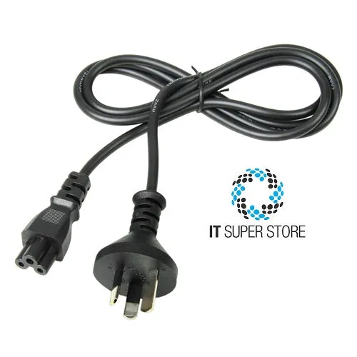 AC Power Cord Laptop Adapter Cable 3-Prong High Quality Design Black AU Standard