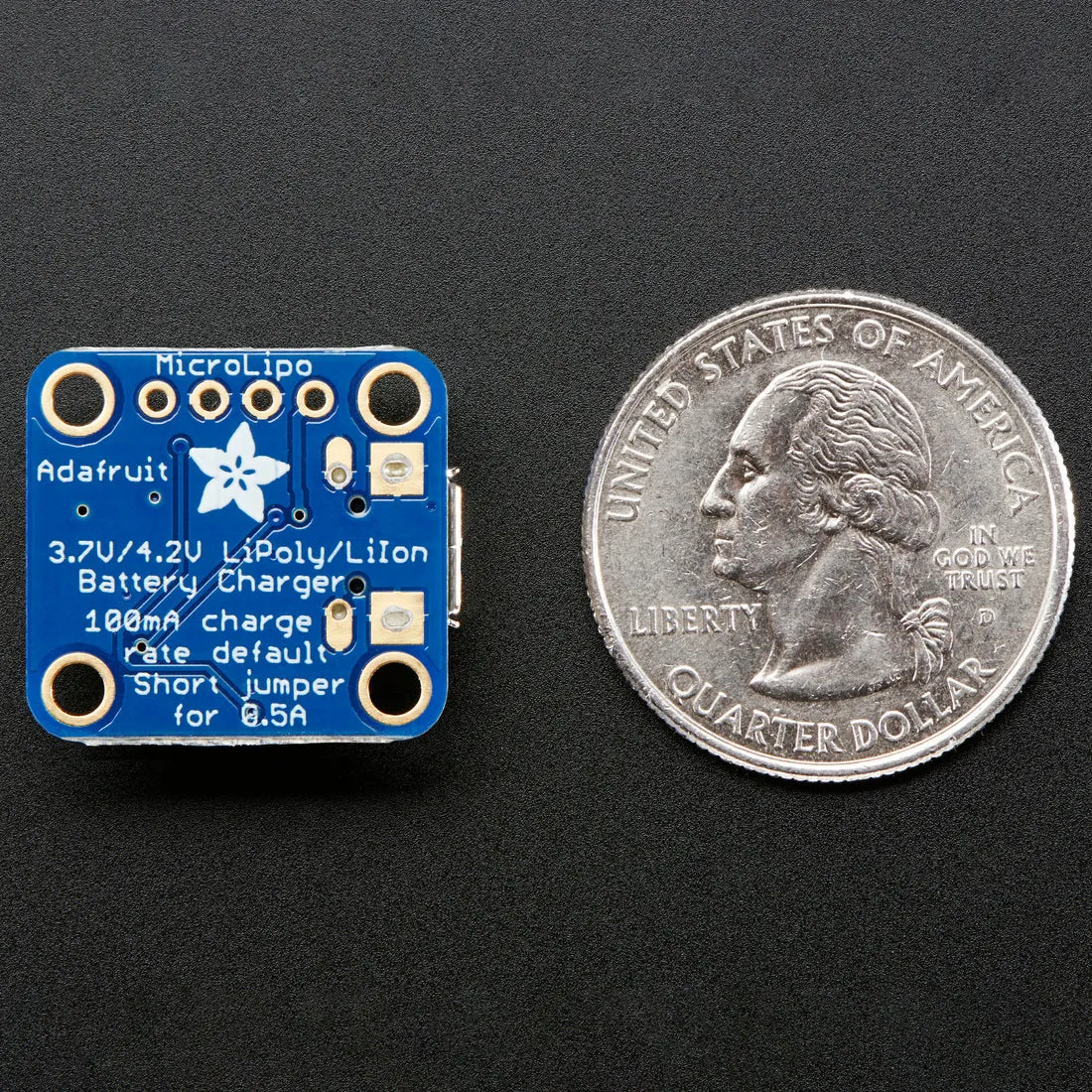 Adafruit Micro Lipo w/MicroUSB Jack - USB LiIon/LiPoly charger