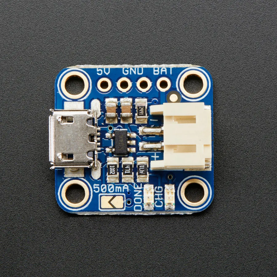 Adafruit Micro Lipo w/MicroUSB Jack - USB LiIon/LiPoly charger