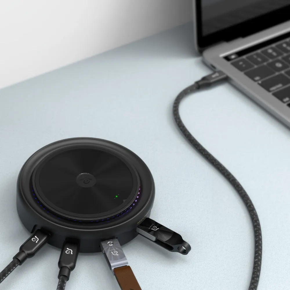 Adam Elements USB-C 3.1 7 port Wireless Charger Hub