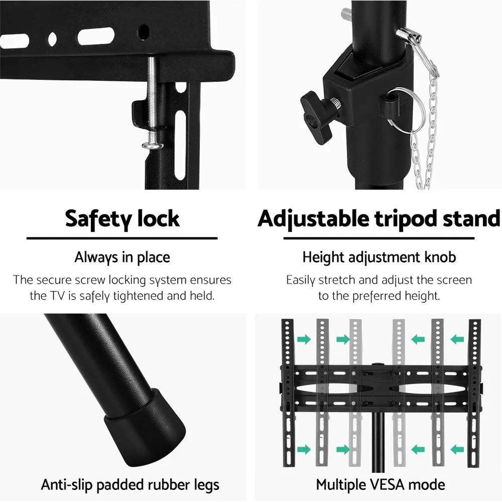 Adjustable Tripod TV Stand 32"-70", Steel Frame - Artiss