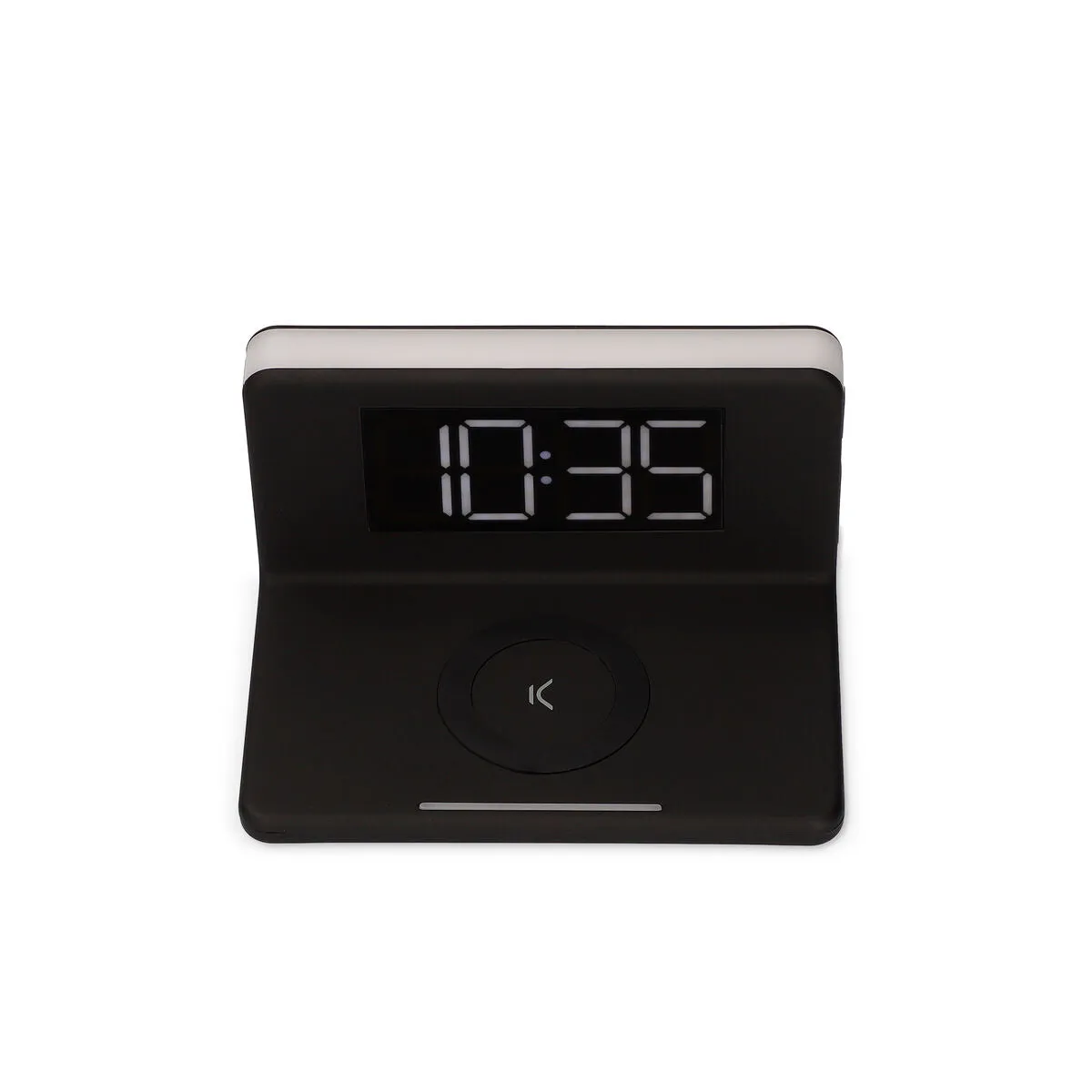 Alarm Clock with Wireless Charger KSIX Qi Black