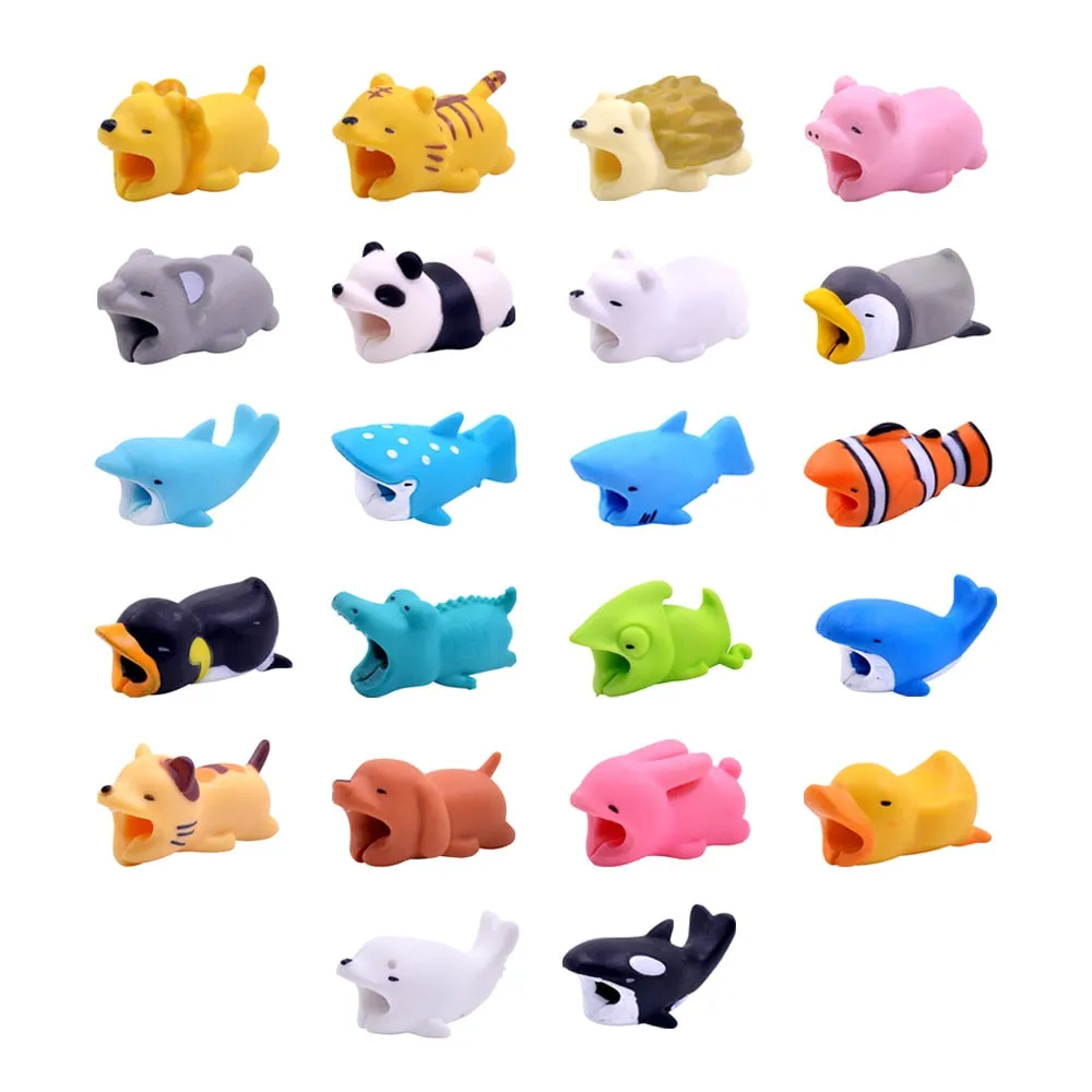 Animal Cable Protector for iPhone USB Charging Cord Protector