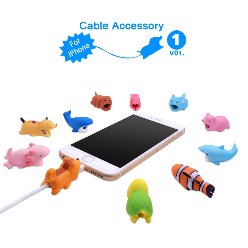 Animal Cable Protector for iPhone USB Charging Cord Protector