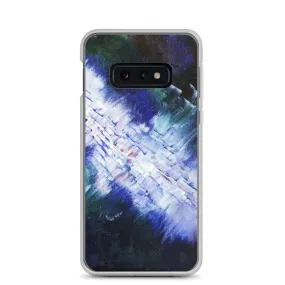 Artsy Samsung PHONE CASE Navy Blue White Abstract