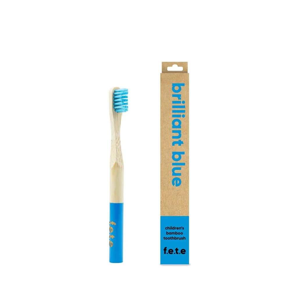 Bamboo Tooth Brush Brilliant Blue Blue Child 1 Unit