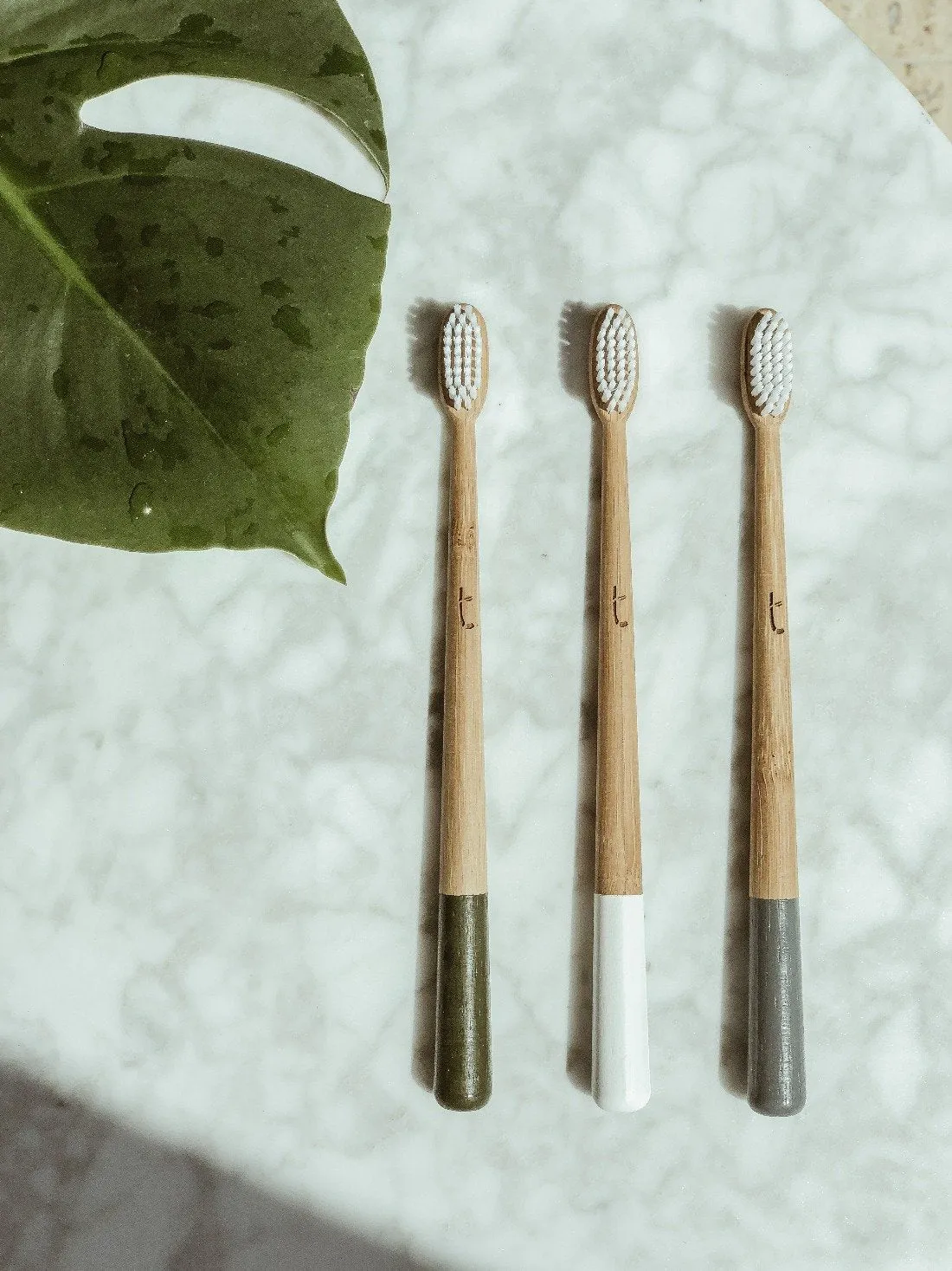 Bamboo Toothbrush - Medium - Cloud White