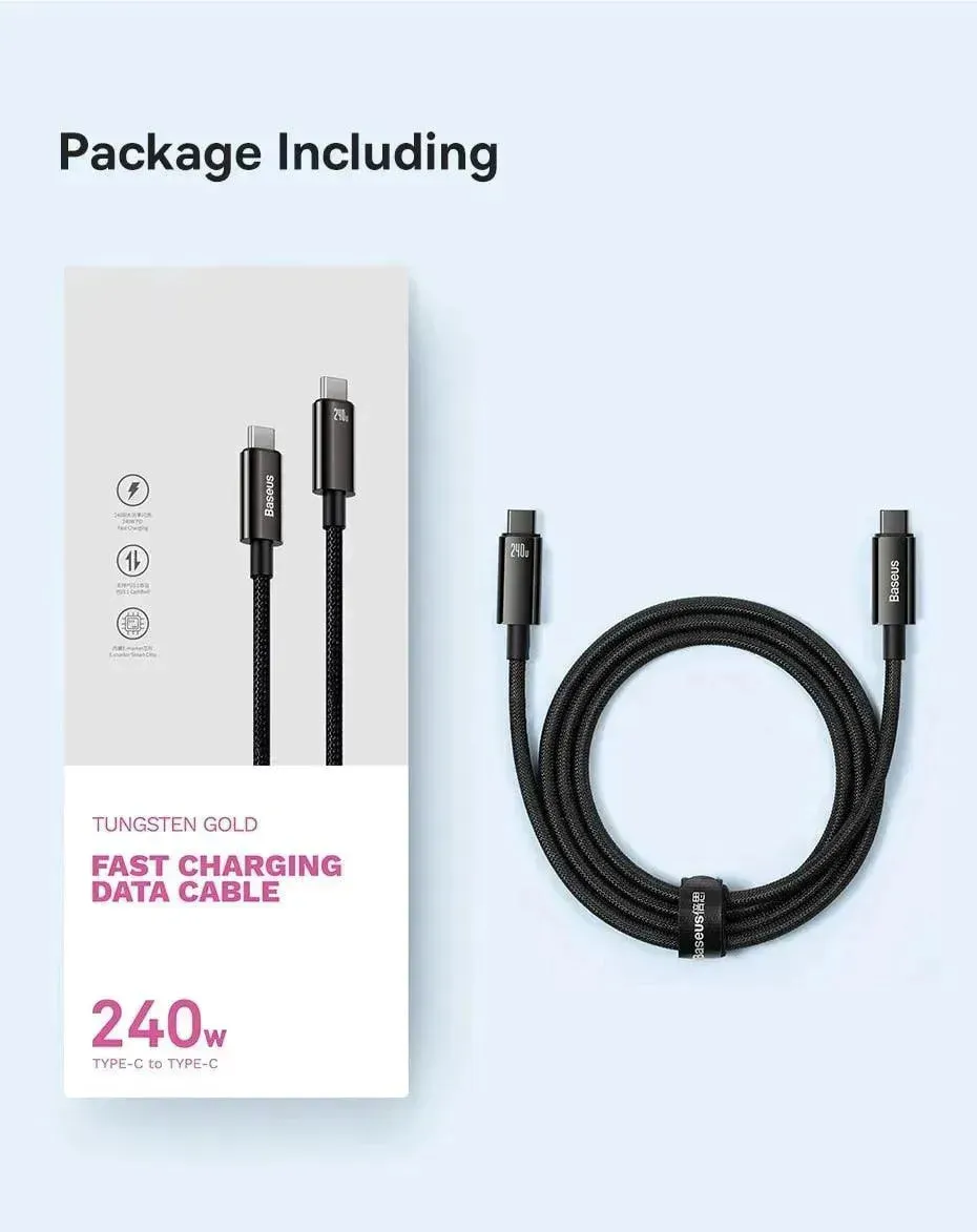 Baseus 240W USB Type-C Data Cable