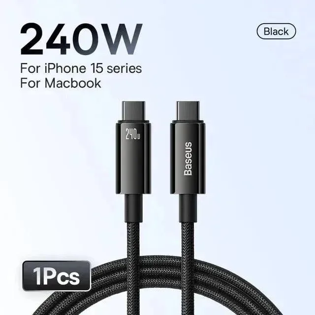 Baseus 240W USB Type-C Data Cable