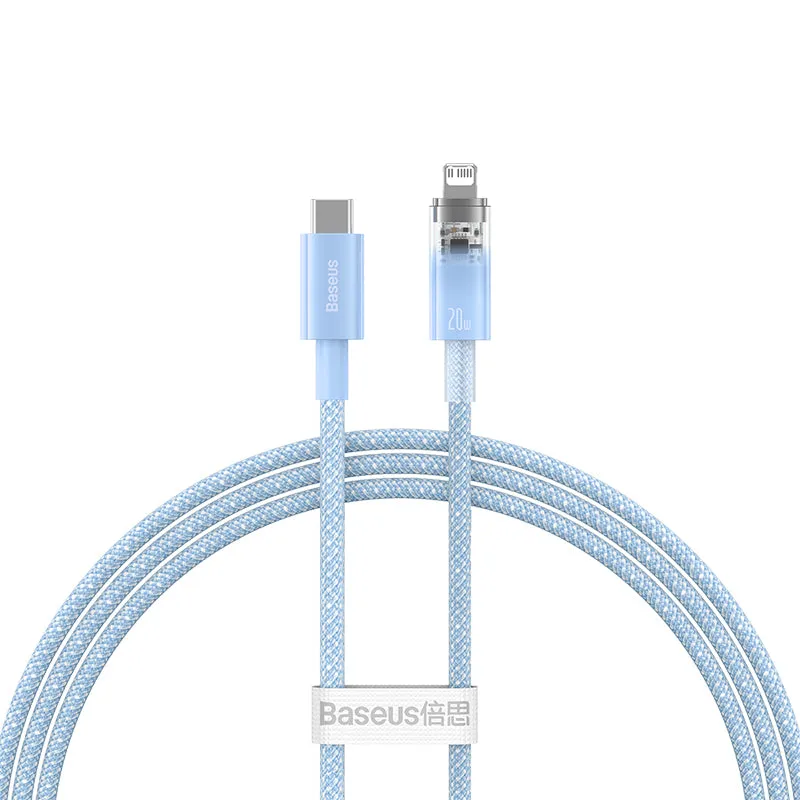 Baseus Explorer Series Fast Charging Cable with Smart Temperature Control Type-C to iP 20W