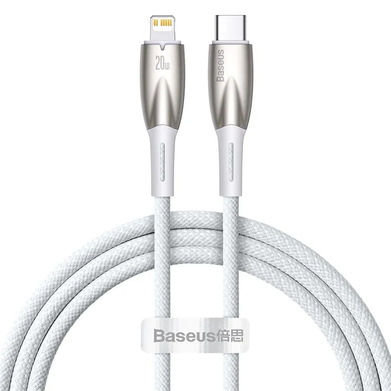 Baseus Glimmer Series Fast Charging Data Cable Type-C to Lightning iP 20W  - CADH000001