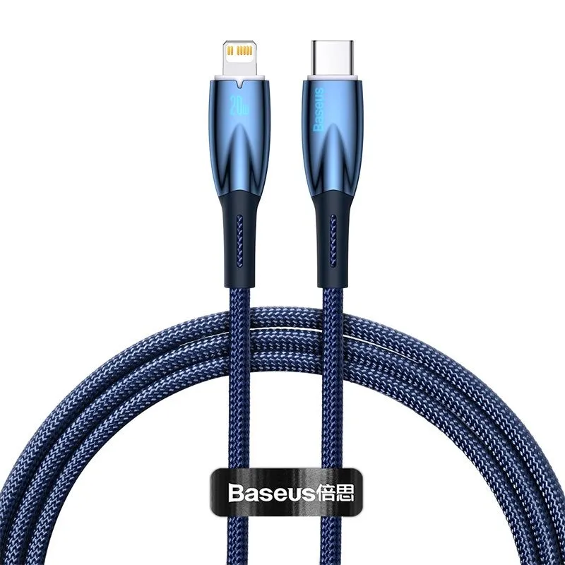 Baseus Glimmer Series Fast Charging Data Cable Type-C to Lightning iP 20W  - CADH000001