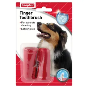 Beaphar Finger Toothbrush for Dogs Pack of 2